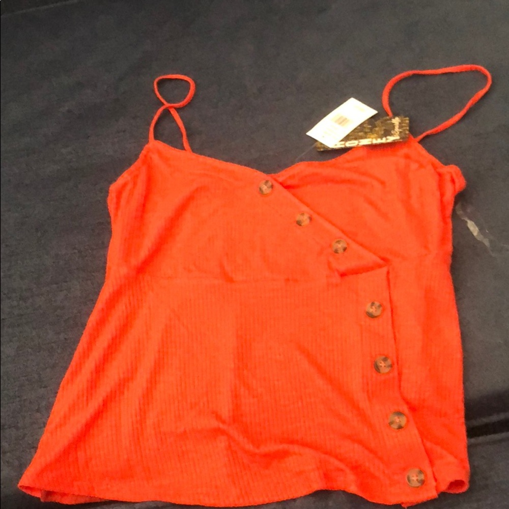 Orange tank top!